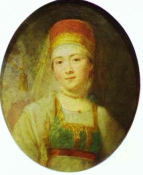 弗拉基米爾 波羅維科夫斯基 Christina, the Peasant Woman from Torzhok
